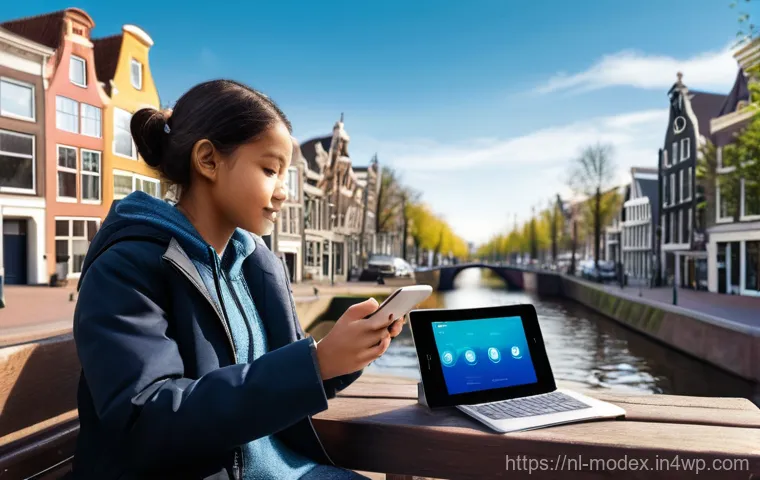 AI 활용의 윤리적 측면 - **Prompt 1: Everyday AI Integration and Privacy Awareness in a Dutch Urban Setting**
"A vibrant,...